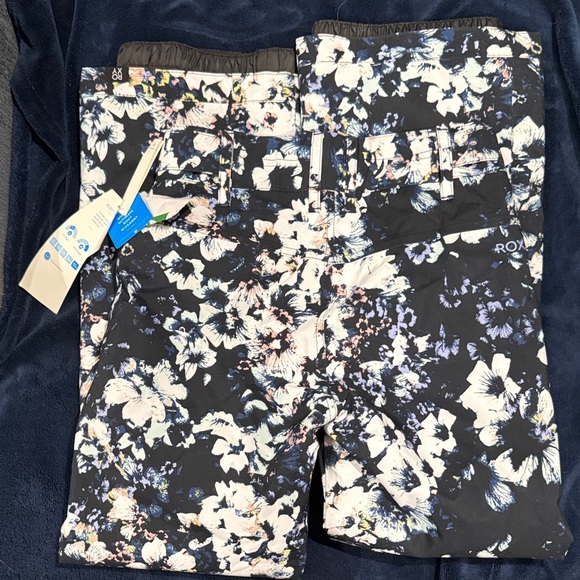 Floral Roxy Snow Pants - Picture 3 of 3